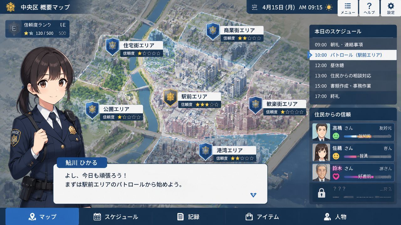 极道无赖EX 女警鮎川光 女警主角 实机截图 5