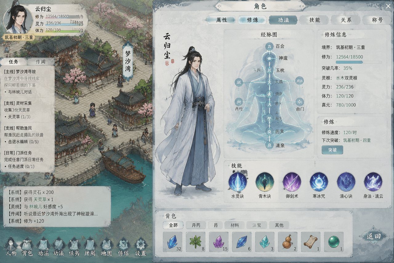 谪仙索欢录 任务攻略 玩法截图 1