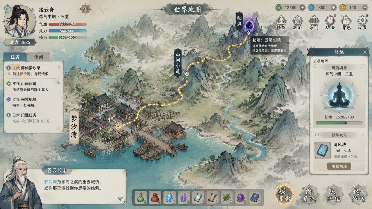 谪仙索欢录 上古秘境 实机截图 6
